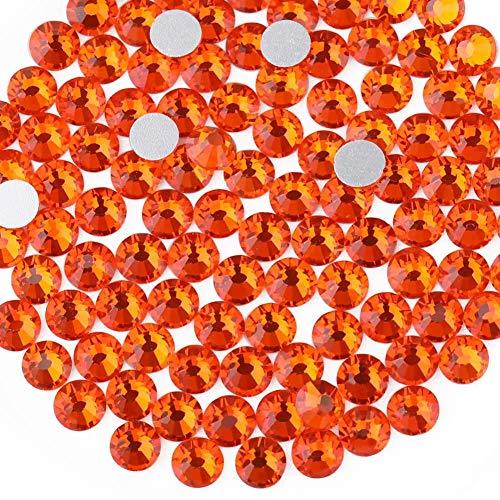 Beadsland Flat Back Crystal Rhinestones Round Gems Crystal